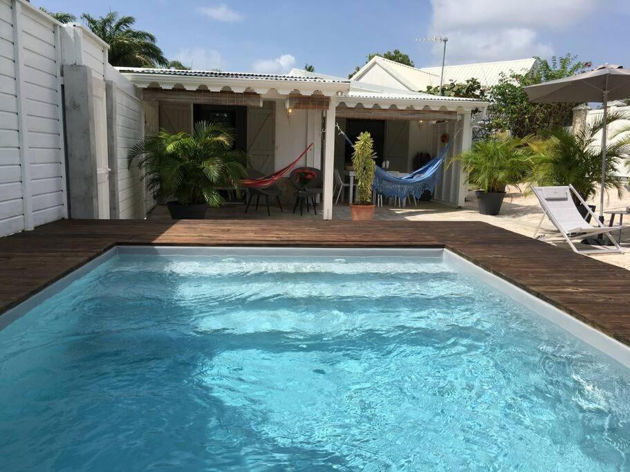 Villa avec piscine privée Saint-Francois  Extérieur photo