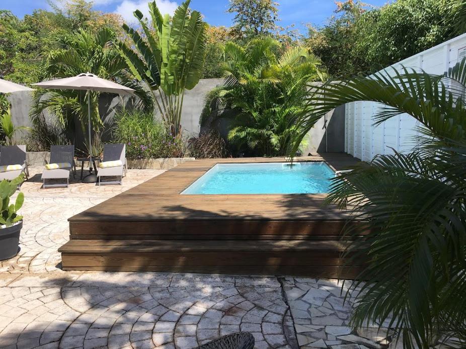 Villa avec piscine privée Saint-Francois  Extérieur photo