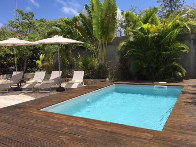 Villa avec piscine privée Saint-Francois  Extérieur photo