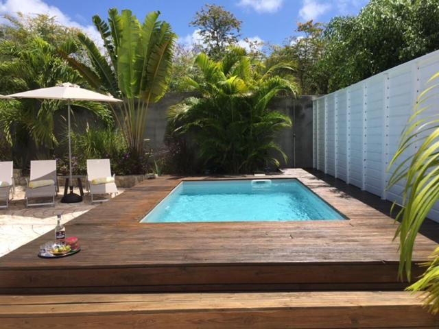 Villa avec piscine privée Saint-Francois  Extérieur photo