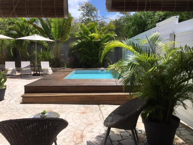 Villa avec piscine privée Saint-Francois  Extérieur photo