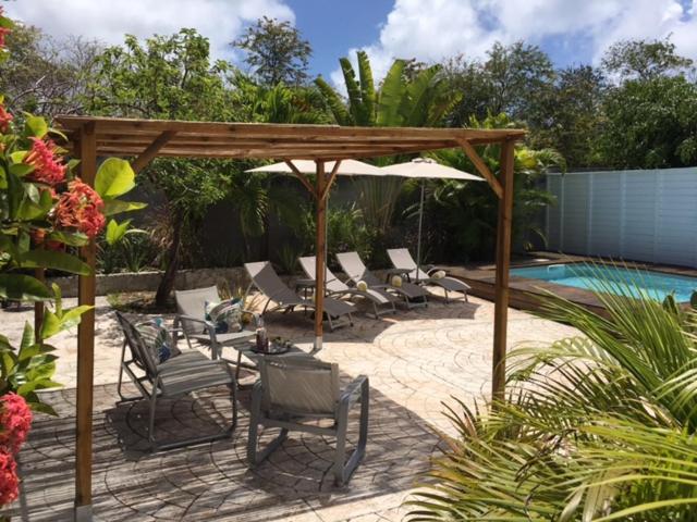 Villa avec piscine privée Saint-Francois  Extérieur photo